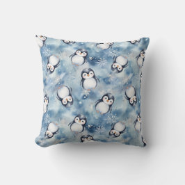 Winter Penguin Dekorativ kudde Decor