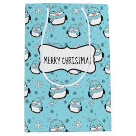 Winter Penguin Gift Bag (medel)