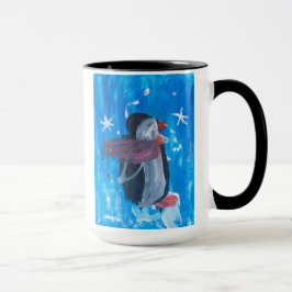 Winter Penguin Mugg