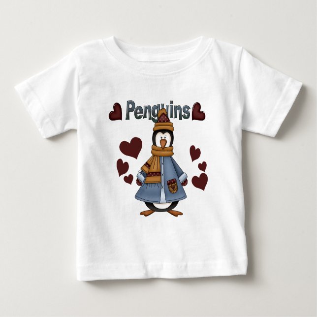 Winter Penguin Tshirts och presenter (Framsida)