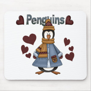 Winter Penguin Tshirts och presenter Musmatta