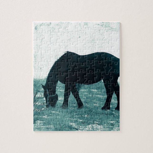 Winter Percheron Pussel (Vertikal)