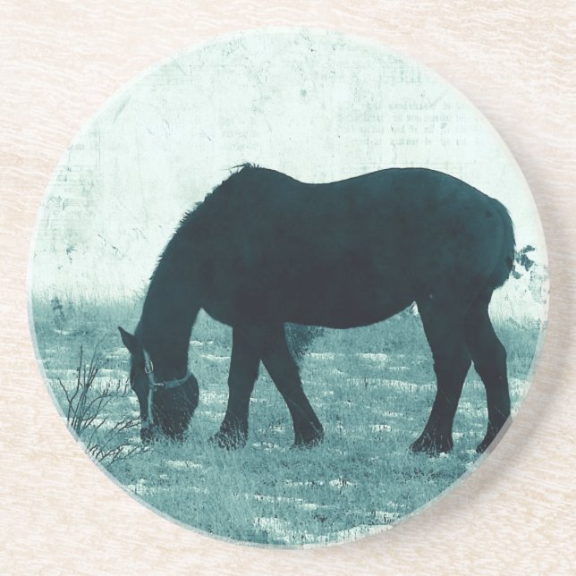Winter Percheron Underlägg Sandsten (Framsidan)