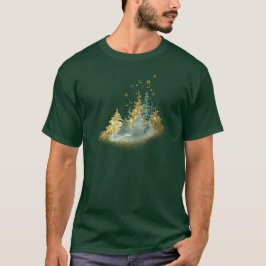 Winter Pine Tree Nature Style T-Shirt