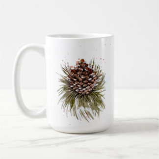 Winter Pinecone Mugg