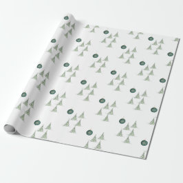 Winter Pines Gift Wrap Presentpapper