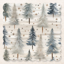Winter Pines & Holiday Sentiments
