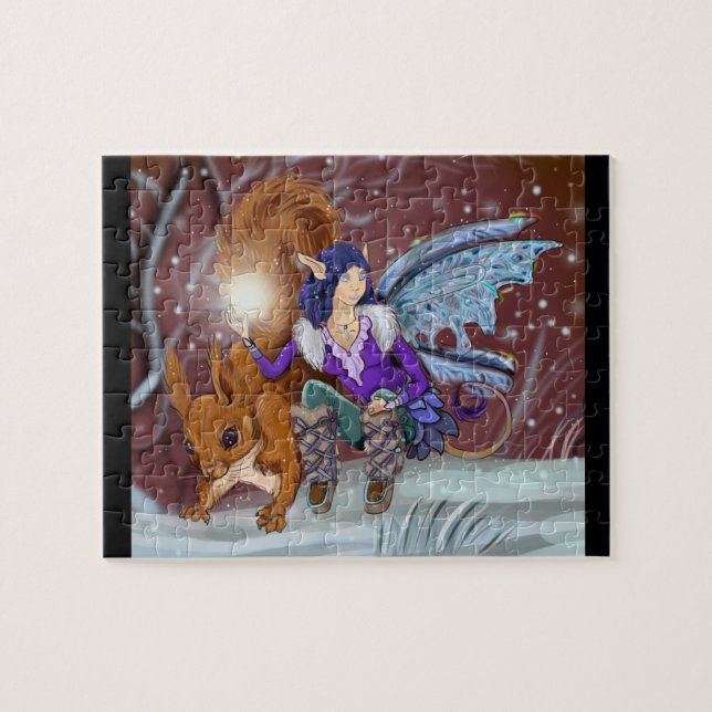 Winter Pixie Pussel (Horisontell)