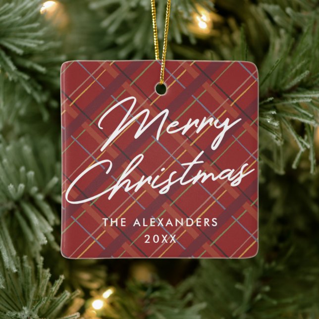 Winter Play God jul Ornament - Red (Träd)