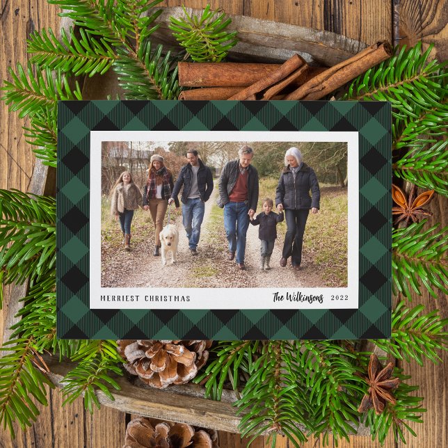 Winter Play | Helgdag-fotokort Julkort (Skapare uppladdad)