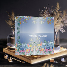 Winter Poems Blommigt Himlar Blue Hydrangea Blooms