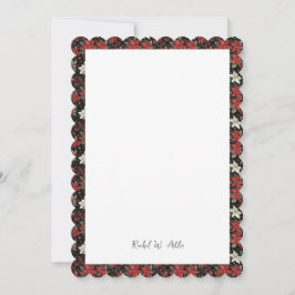 Winter Poinsettas & Botanicals Cards eller Inbjuda Inbjudningar