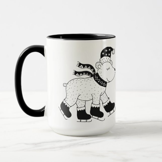 Winter Polar Bear Mugg (Vänster)