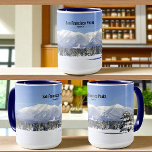 Winter Prairie San Francisco Peaks Flagstaff AZ Mugg