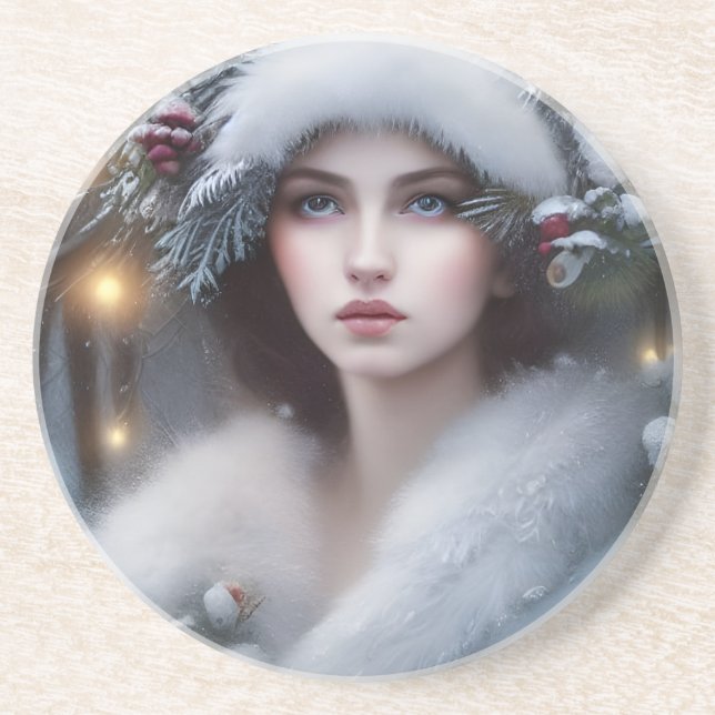 Winter Princess Helgdag Underlägg (Framsidan)