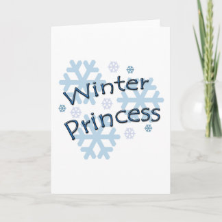 Winter Princess Helgkort