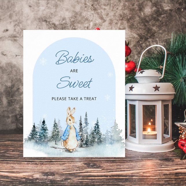 Winter Rabbit Spädbarn är Sweet arch Poster (Skapare uppladdad)