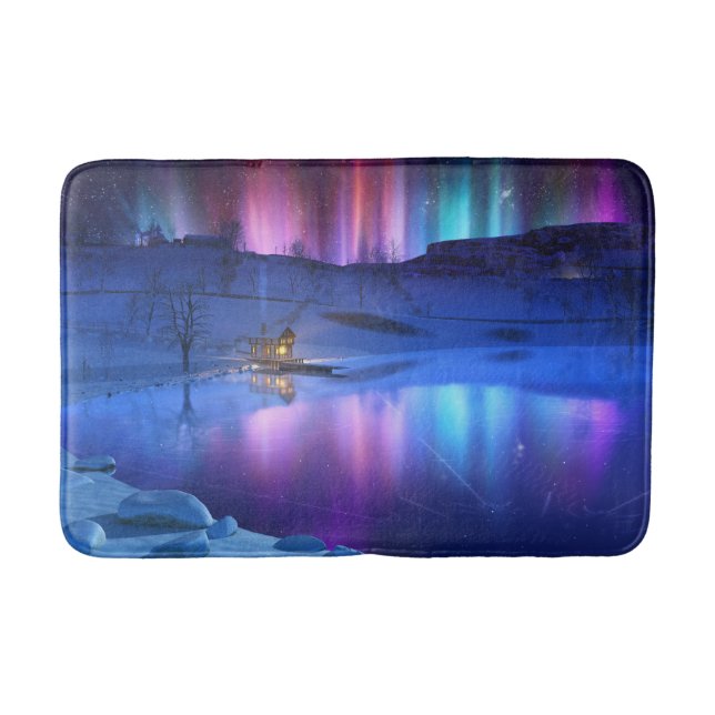 Winter Rainbow Bathmat Badrumsmatta (Framsidan)