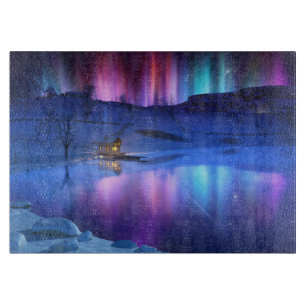 Winter Rainbow Caking Board