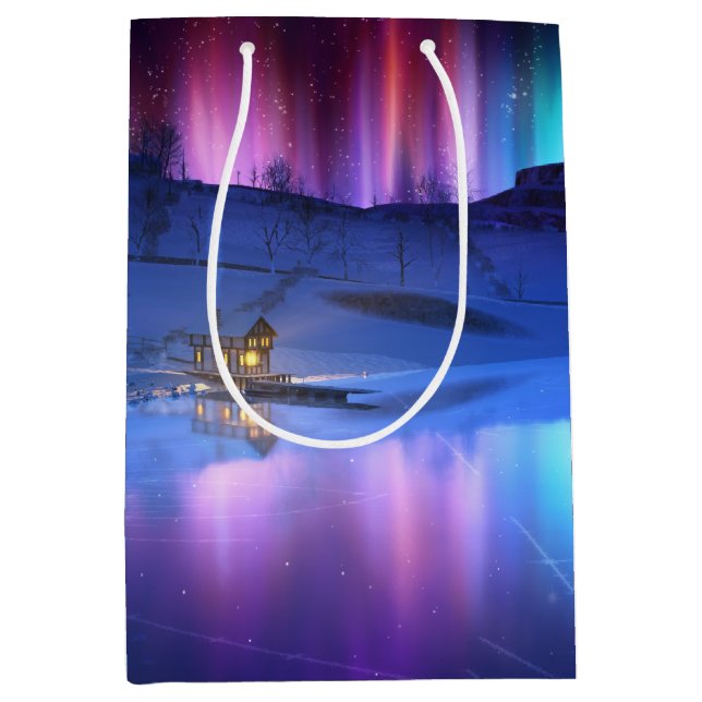 Winter Rainbow Gift Bag (Framsidan)