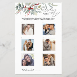 Winter Red Berries Greenery där de spelade Flygblad