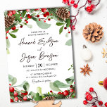 Winter Red Berries | Julbröllopsinbjudningar Inbjudningar<br><div class="desc">Öka ditt vinterbröllop med våra Winter Red Berries | Julbröllopsinbjudningar." Dessa inbjudningar till eleganten kommer att ange tonen för ett magiskt firande. Vänta inte - beställ din idag och gör ditt vinterbröllop oförglömligt!</div>