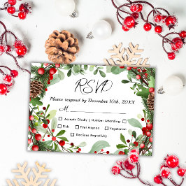 Winter Red Berries | Julkort OSA Kort