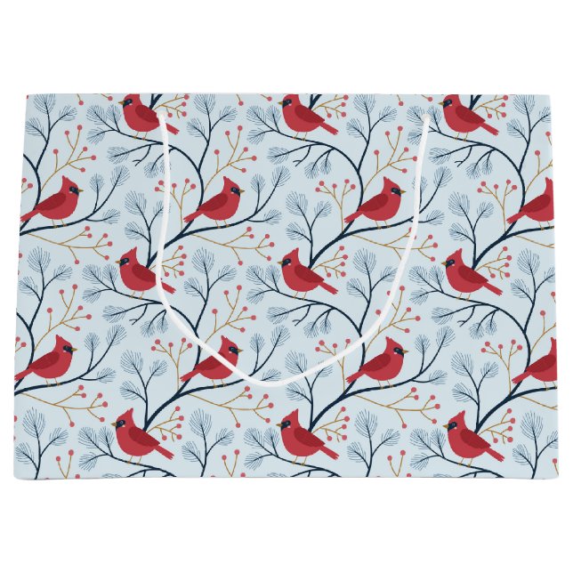 Winter Red Cardinal Bird (Framsidan)