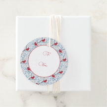 Winter Red Cardinal Bird