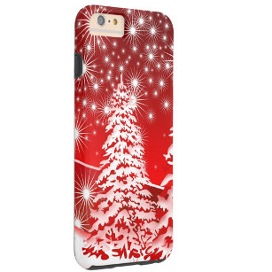 Winter Red Tough iPhone 6 Plus Skal