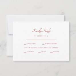 Winter Red & Vit ros Middagsalternativ OSA