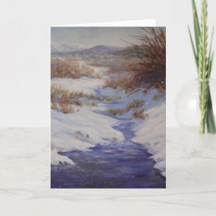 Winter Red Willow Bäck Fine Art Card Helgkort
