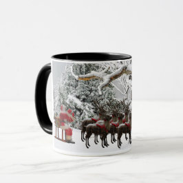 Winter Reindeer Mugg