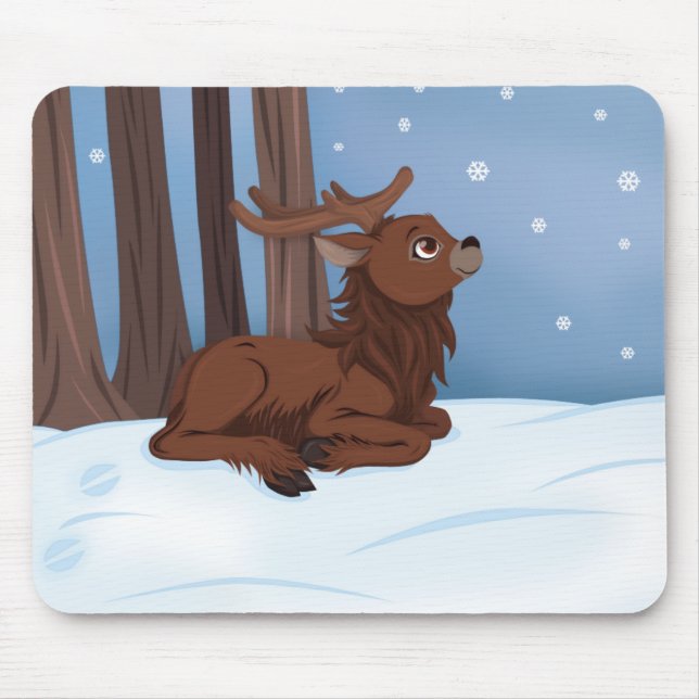 Winter Reindeer Musmatta (Framsidan)