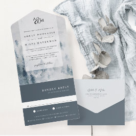 Winter Reverie Monogram Bröllop