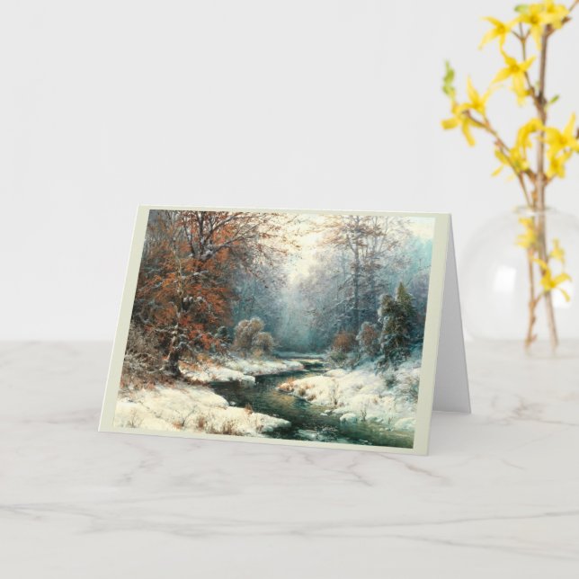 Winter River Ligcape, Vinter Kort (Gul blomma)