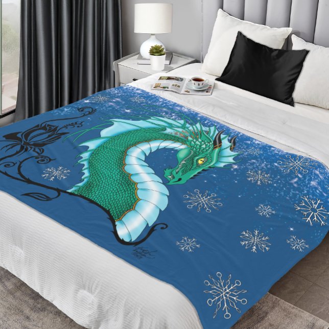 Winter Ro Dragon Fleecefilt (Skapare uppladdad)