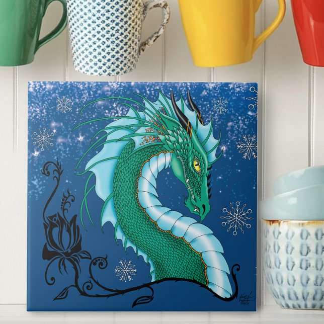 Winter Ro Dragon Kakelplatta (Skapare uppladdad)