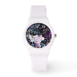 Winter Ro och Butterflies Watch Armbandsur