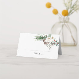 Winter Ro Pinery Bröllop Placeringskort