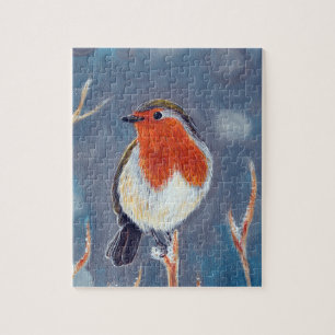 Winter Robin Painting Pussel