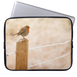 Winter Robin Redbröst Laptop Fodral