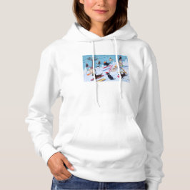Winter Roligt Skiing Labradors T-shirt