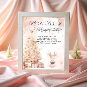 Winter Rosa Hjort Hur stor är Mamma Belly Poster