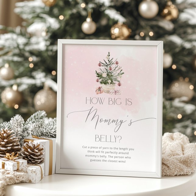 Winter rosa hur stort är mamma Blocky-spelet poste Poster (Skapare uppladdad)