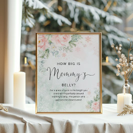 Winter rosa hur stort är mamma Blocky-spelet poste Poster