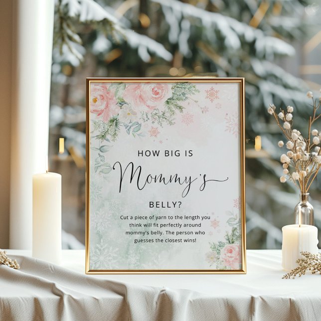 Winter rosa hur stort är mamma Blocky-spelet poste Poster (Skapare uppladdad)