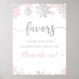 Winter Rosa Silver Snowflake Favoriter Ta 1 Poster