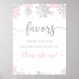 Winter Rosa Silver Snowflake Favoriter Ta 1 Poster
