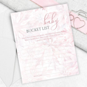 Winter Rosa Snowflake Baby Bucket List